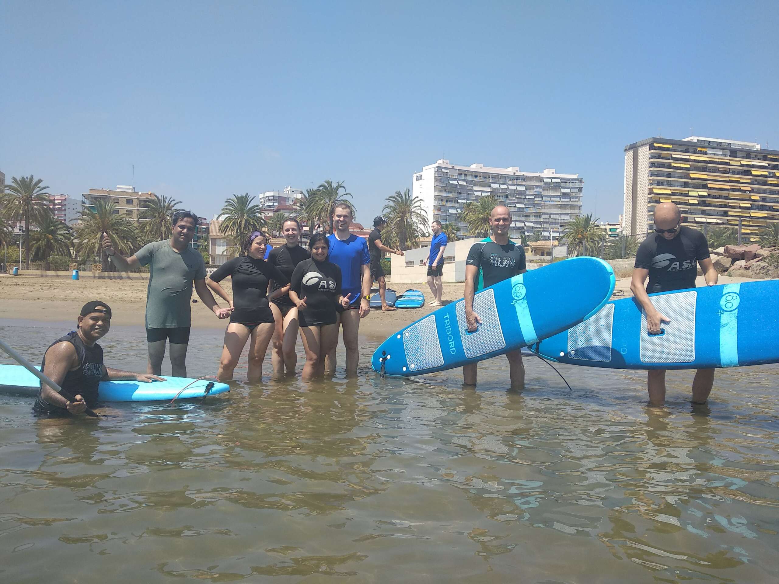 Actividad de surf